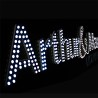 Lettres PVC à LED apparentes