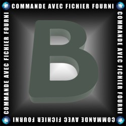 Lettres PVC 30mm - Upload