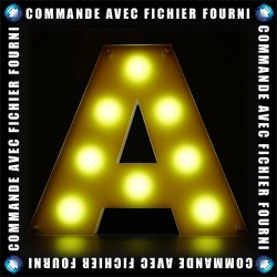 Lettre Frost LED - Upload