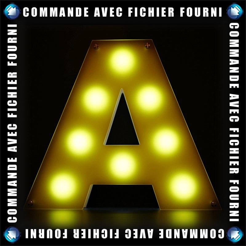 Lettre Frost LED - Upload Lettre Frost LED - Upload