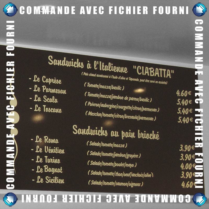 Panneau PVC 5mm Texte Adhésif - Upload Panneau PVC 5mm Texte Adhésif - Upload