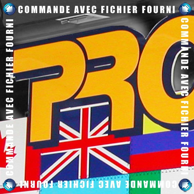 Panneau PVC 10mm Texte Adhésif - Upload Panneau PVC 10mm Texte Adhésif - Upload