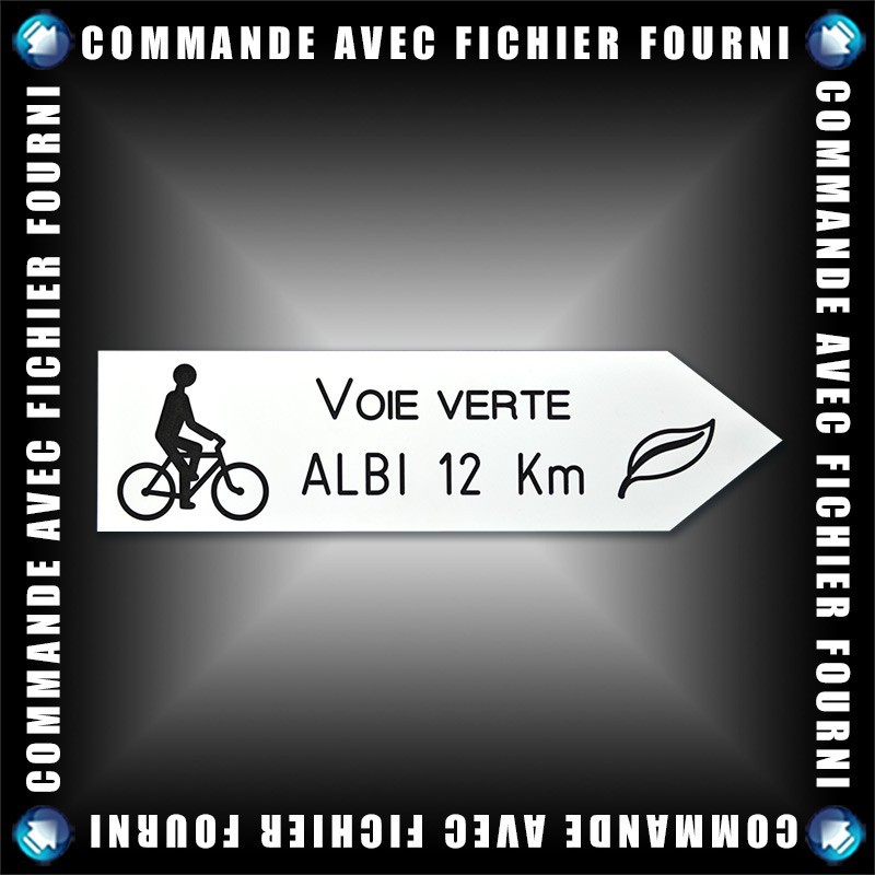 Flèche droite PVC 10mm Flèche droite PVC 10mm
