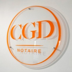 CGD Notaire_Plaque Plexiglas 5mm