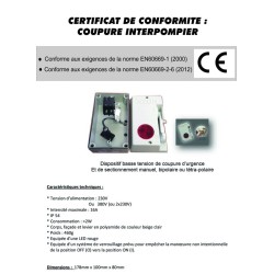 Coupure Inter-Pompiers
