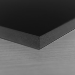 Panneau PVC noir 3mm vierge