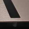 Découpe de lettres alu brossé rose