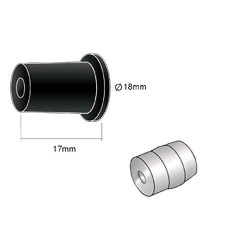 entretoise 20mm noire à visser