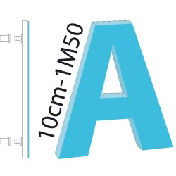 Lettres PVC 10mm