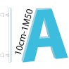 Lettres PVC 10mm - Upload