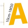 Lettres Alu blanc ou couleur - Upload