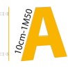 Lettres Alu blanc ou couleur - Upload