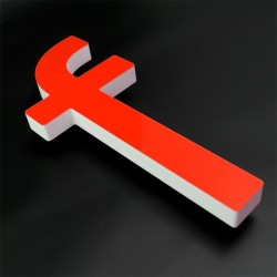 Lettres PVC 24mm - Upload