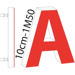 Lettres PVC 24mm - Upload