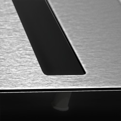 Lettres Alu brossé argent - Upload