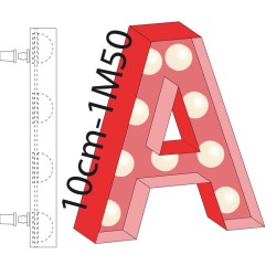 Lettres Vintage LED