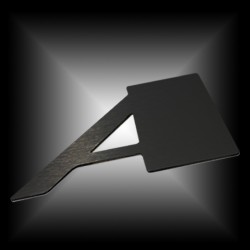 Lettres Alu brossé noir - Upload