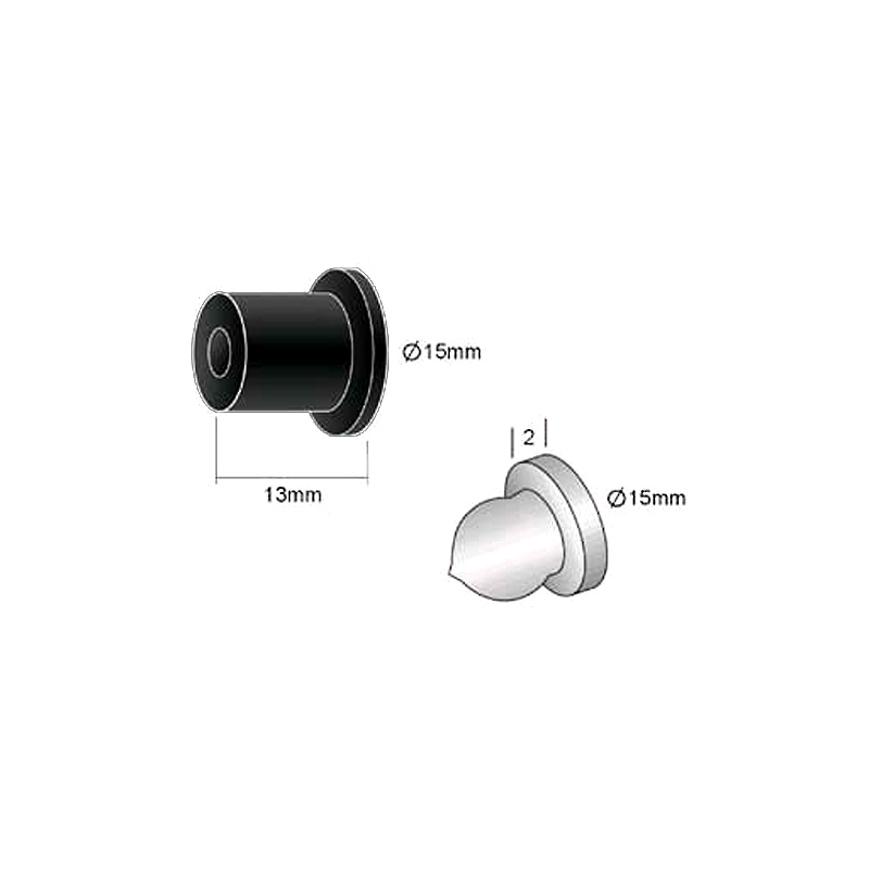 entretoise 15mm noire entretoise 15mm noire