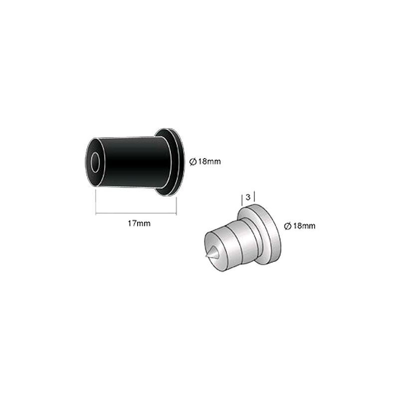 entretoise 20mm noire entretoise 20mm noire