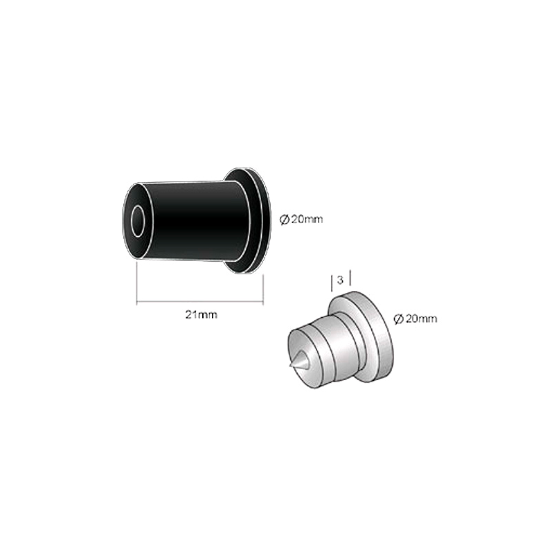 entretoise 24mm noire entretoise 24mm noire