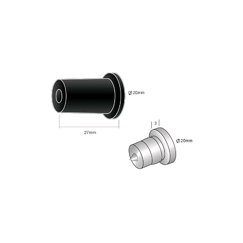 entretoise 30mm noire entretoise 30mm noire