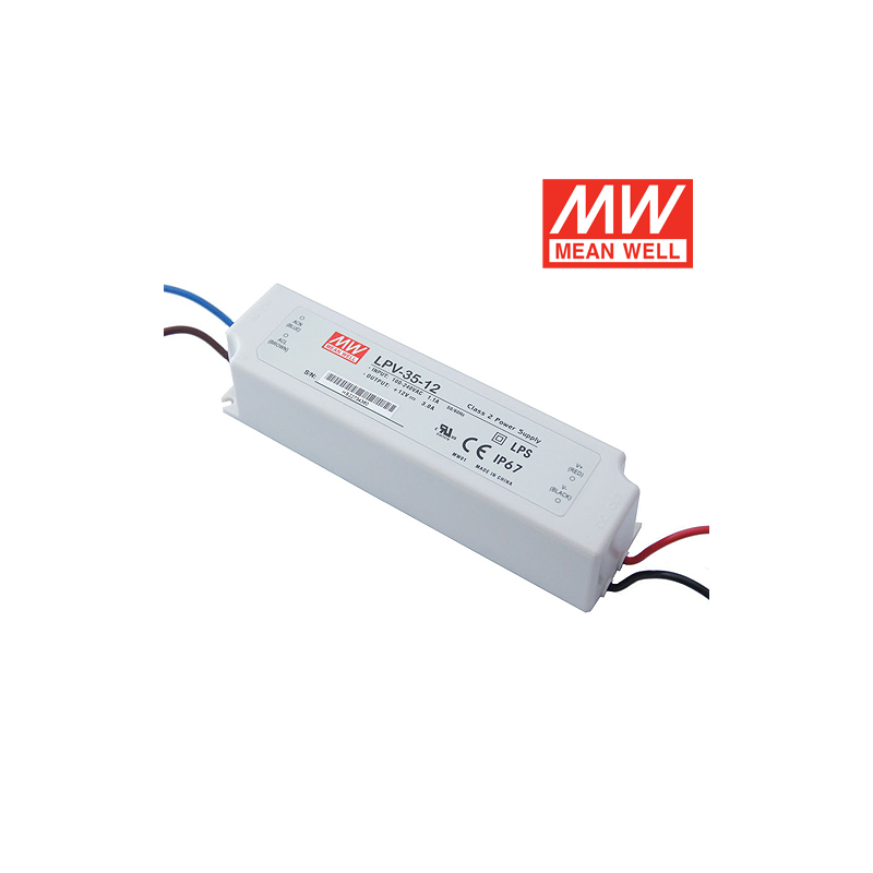 Alimentation LED MEAN WELL LPV-35-12 Alimentation LED MEAN WELL LPV-35-12