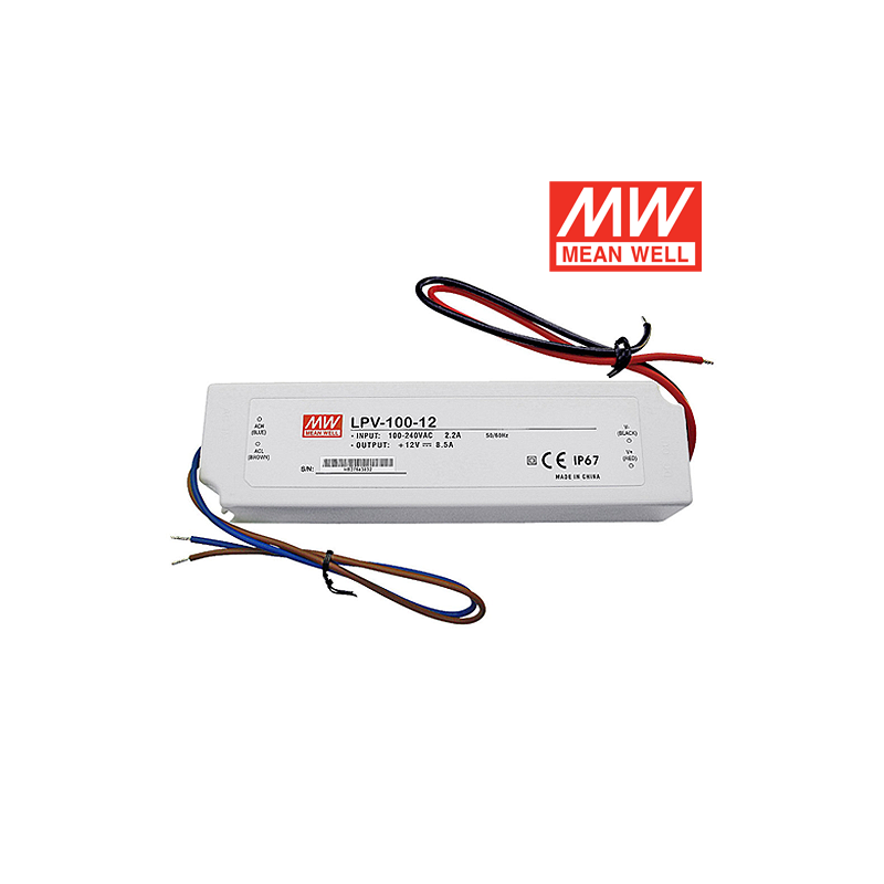 Alimentation LED MEAN WELL LPV-100-12