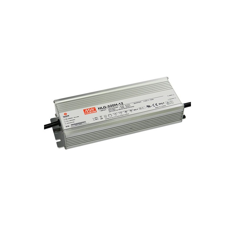 Alimentation LED MEAN WELL HLG-320H-12
