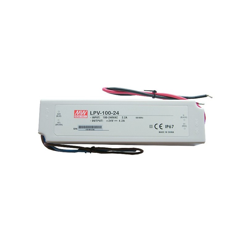 Alimentation LED MEAN WELL LPV-100-24 Alimentation LED MEAN WELL LPV-100-24