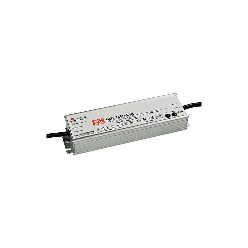 Alimentation LED MEAN WELL HLG-240H-24A Alimentation LED MEAN WELL HLG-240H-24A