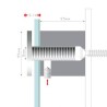 Entretoise inox 25mm