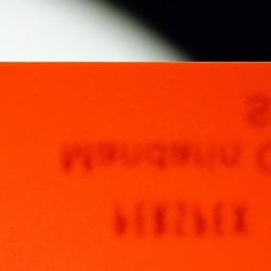 Perspex Frost_Orange Mandarin