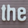 Lettres-relief-PVC-30mm-The