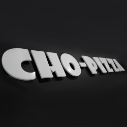 Lettres PVC 19mm Cho Pizza